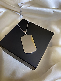 Gümüş renk Çelik kolye