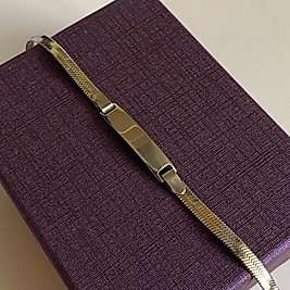 Gümüş renk çelik bileklik