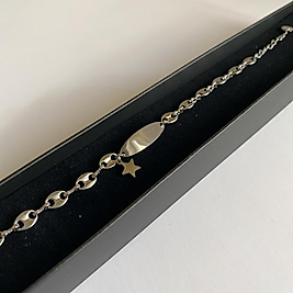 Gümüş renk çelik bileklik