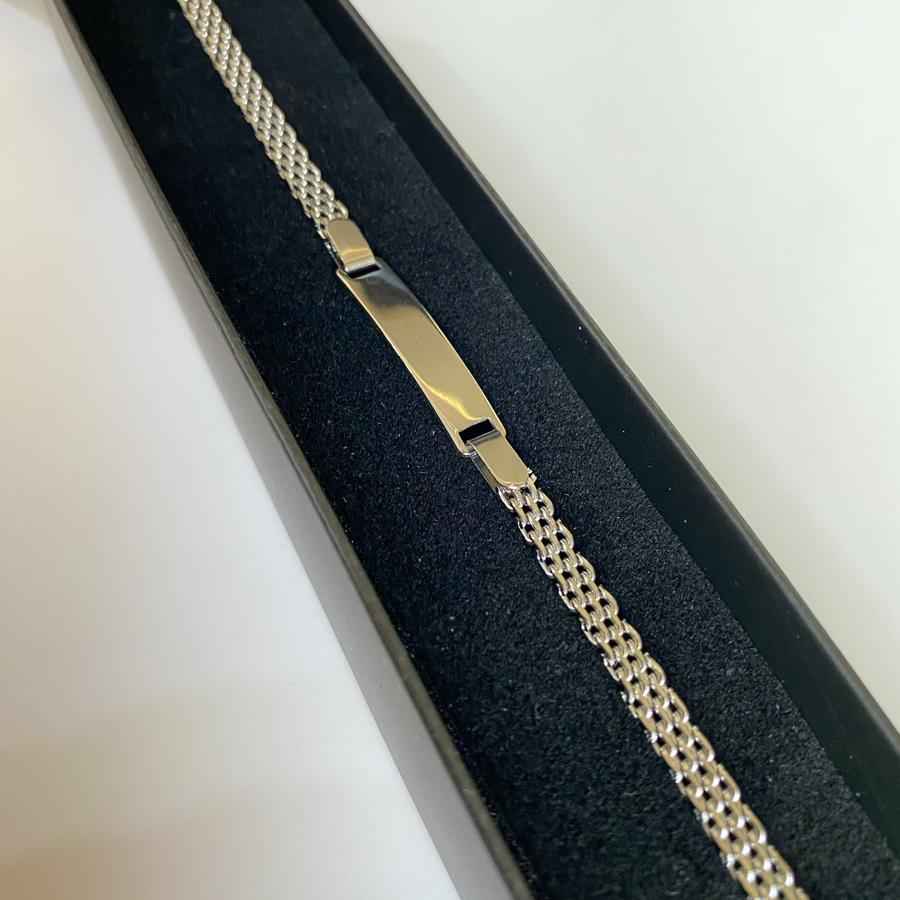 Gümüş renk çelik bileklik