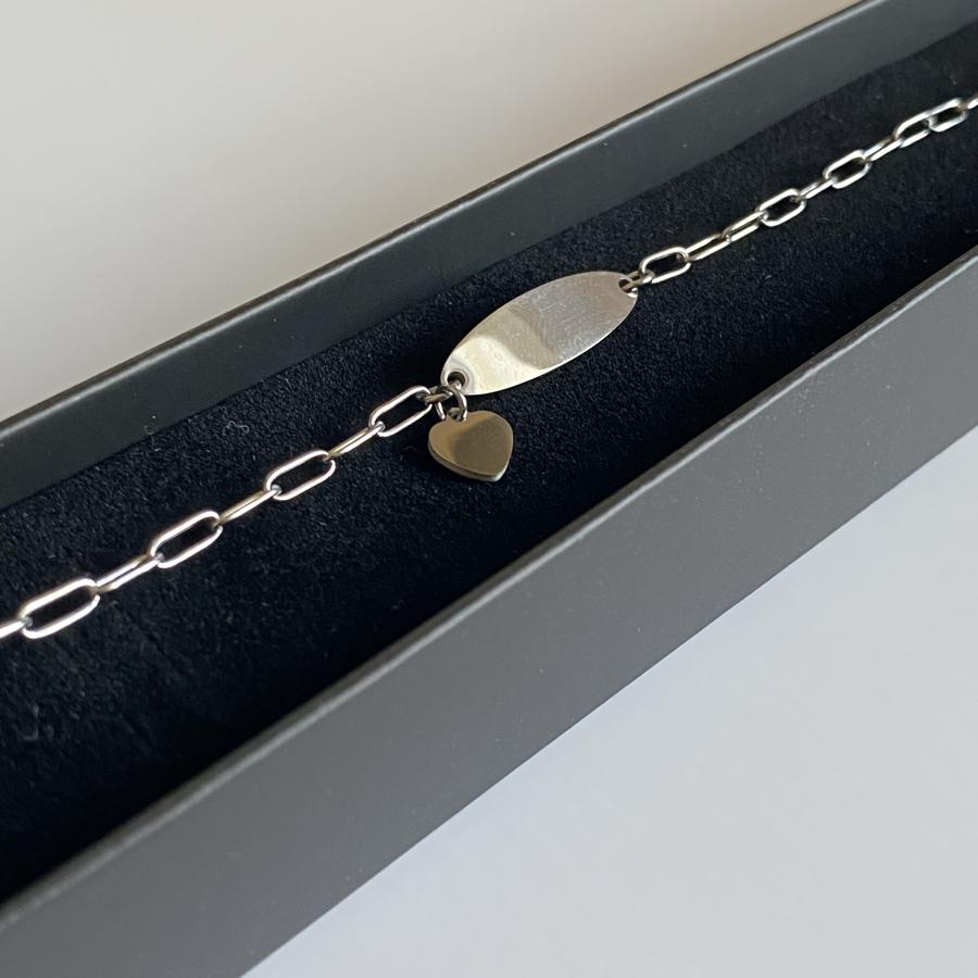 Gümüş renk çelik bileklik