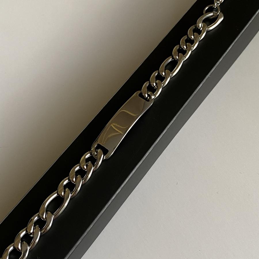 Gümüş renk çelik bileklik