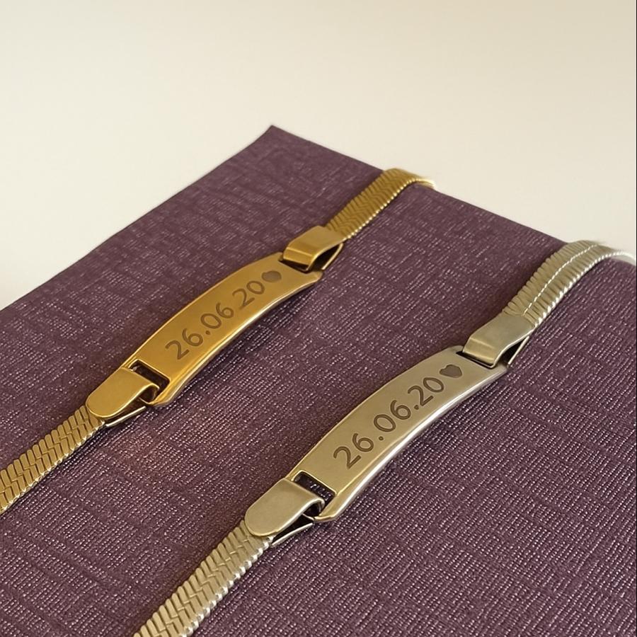 Çift çelik bileklik