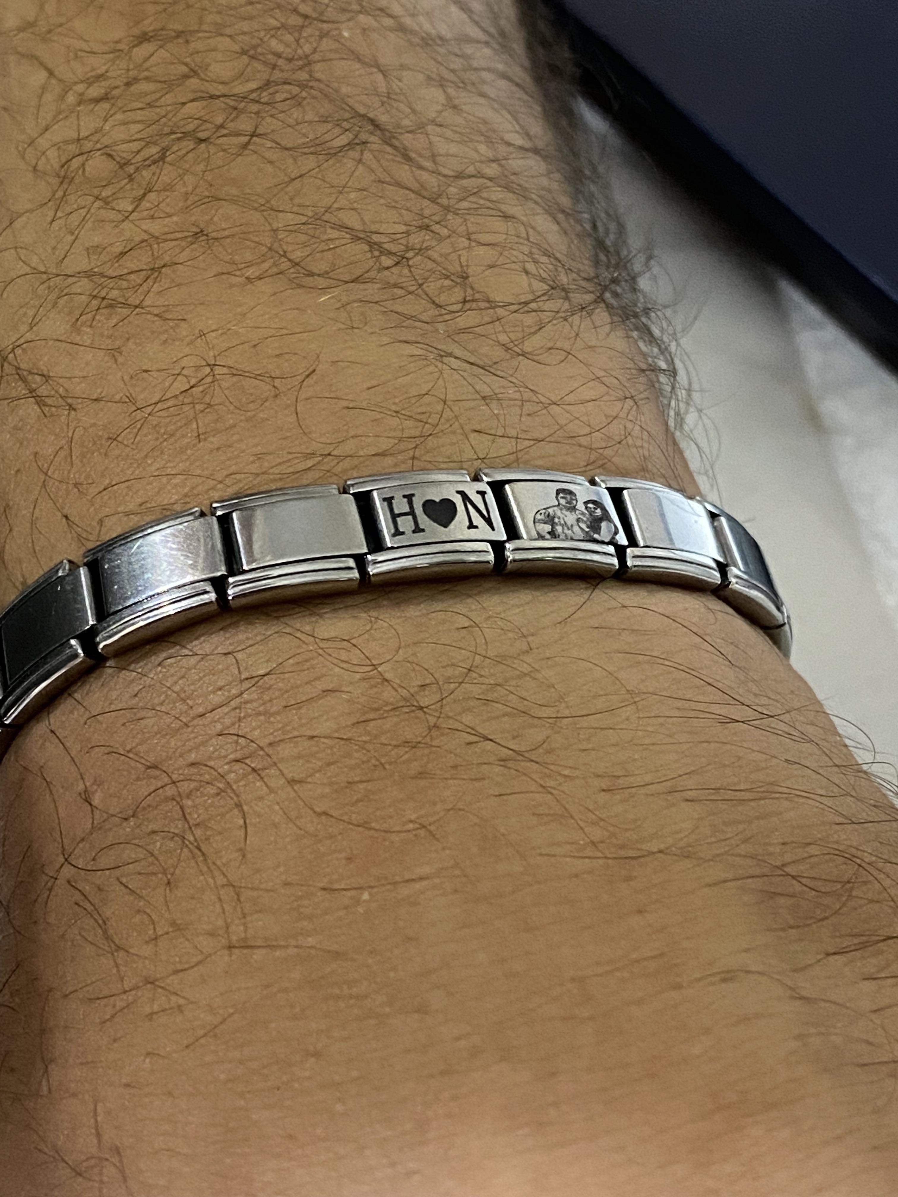 Charm çelik bileklik