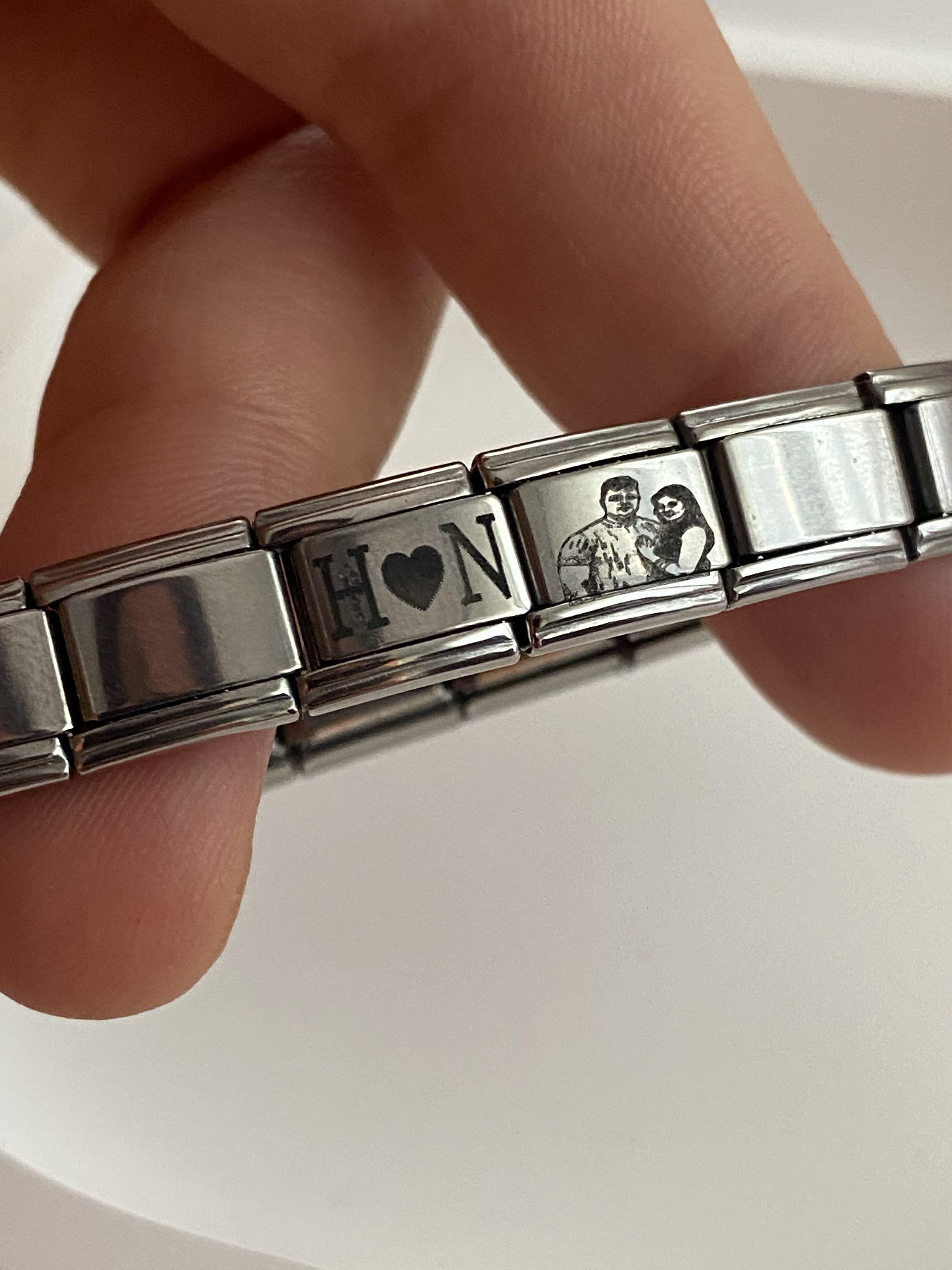 Charm çelik bileklik