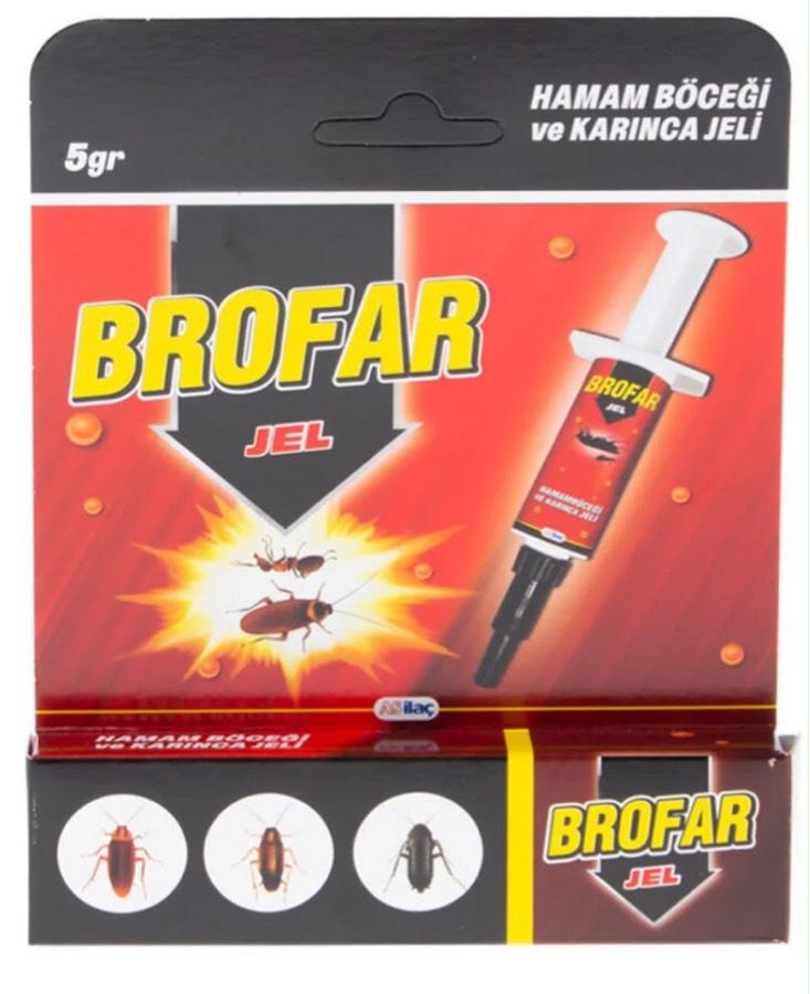 🪳 Brofar Jel 5 g – Hamam Böceği ve Karınca Jeli